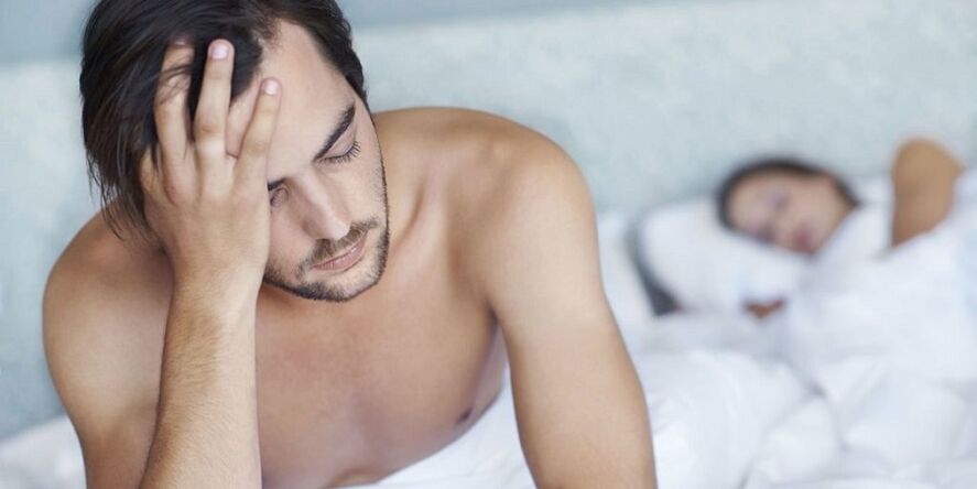 A reduction in sexual activity of men with prostatitis