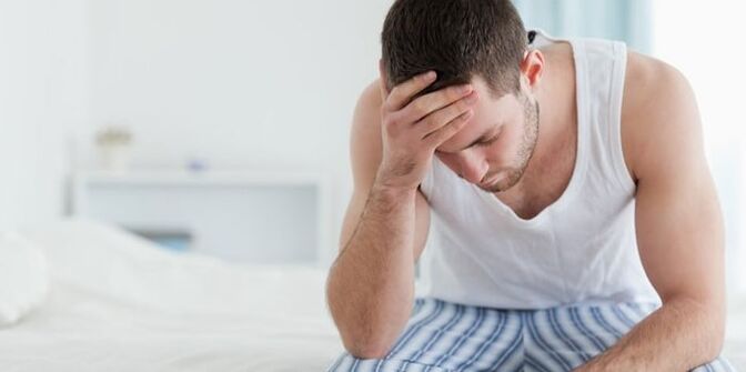 Pain in case of prostatitis