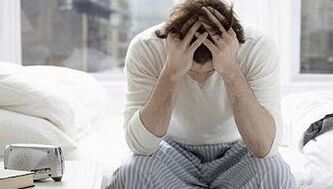 A decrease in men with sexual activity